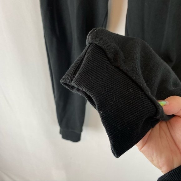 🌷 Adidas Black Brilliant Basics Track Pant Sweatpants Size M - Picture 7 of 12